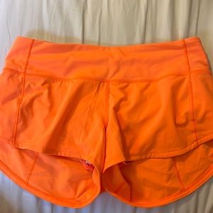 Luluemon highlight orange speed ups